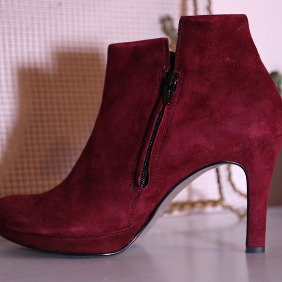 Paul Green Shoes - Paul Green Ankle booties, Burgundy Wine Red, Dominique